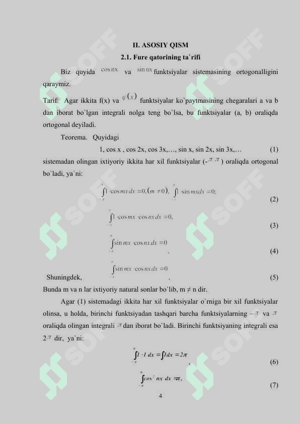 FURYE QATORINING YAQINLASHUVCHILIGI (MATEMATIK ANALIZ) 4