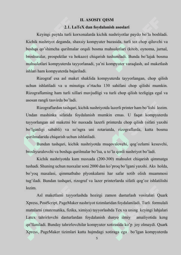 LATEXDA JADVALLAR VA RASMLARNI CHIZISH (KURS ISHI) 4