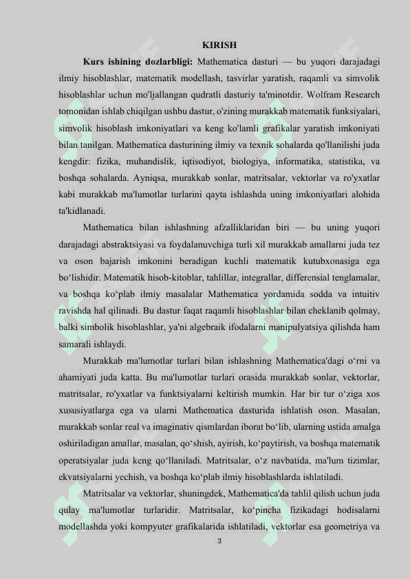 MATHEMATIKADA MA'LUMOTLAR TIPLARI OPERATORLAR VA FUNKSIYALAR 3
