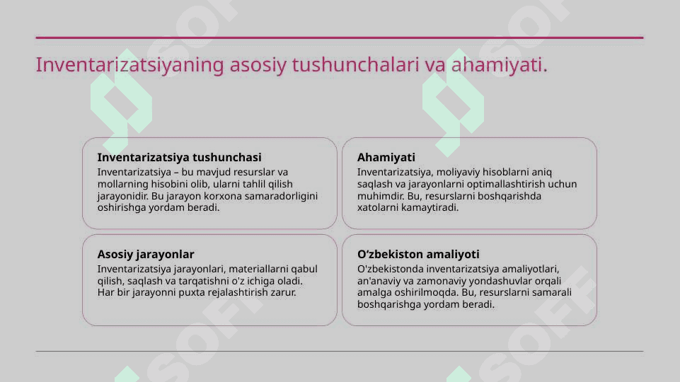 19-son BHMS «Inventarizasiyani tashkil etish va o‘tkazish».pptx 3