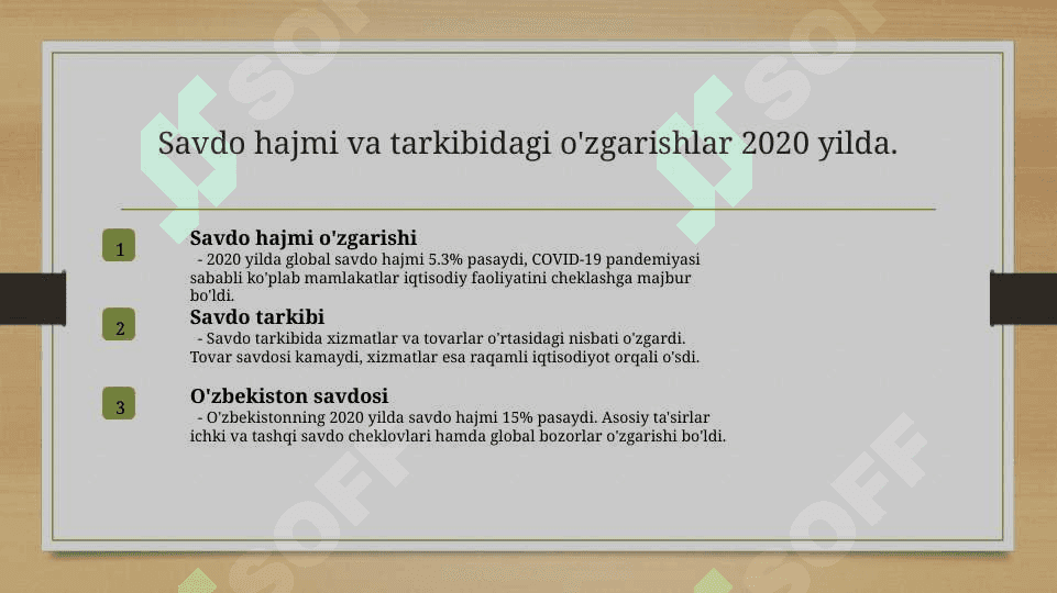 2020 yilgi jahon tashqi savdosi va uning dinamikasi.pptx2020 yilgi jahon tashqi savdosi va uning dinamikasi.pptx 4