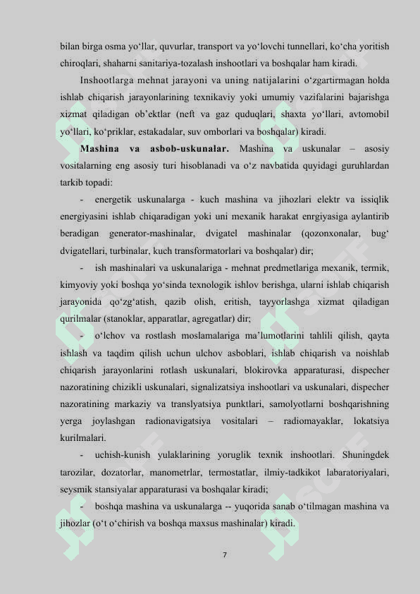 Asosiy vositalarni turkumlash va ularni baholash.docAsosiy vositalarni turkumlash va ularni baholash.doc 6