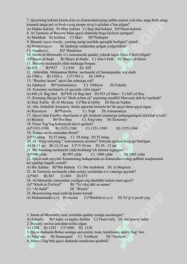 Sharq Allomalari 7