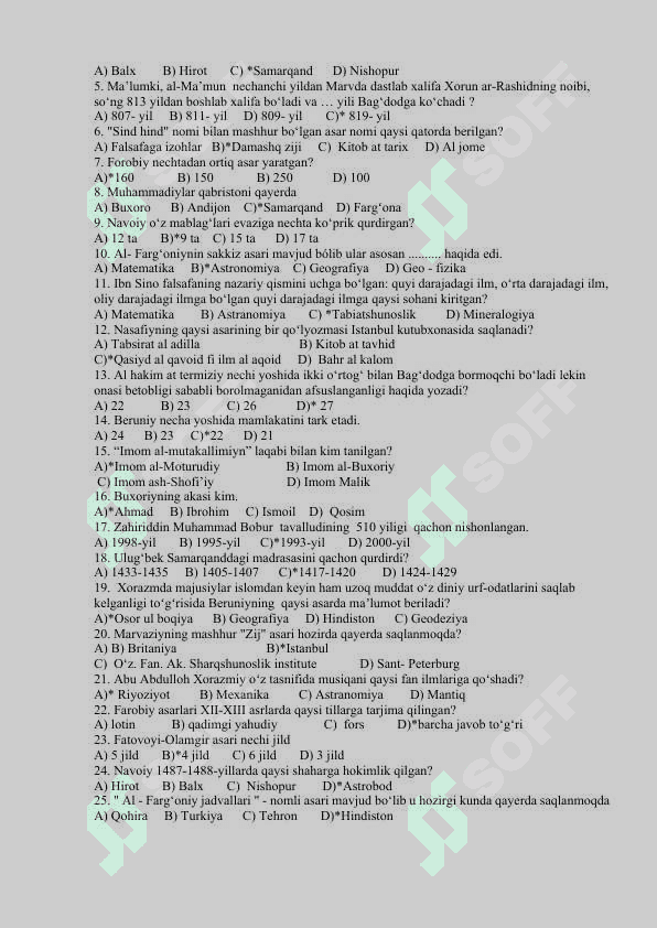Sharq Allomalari 8