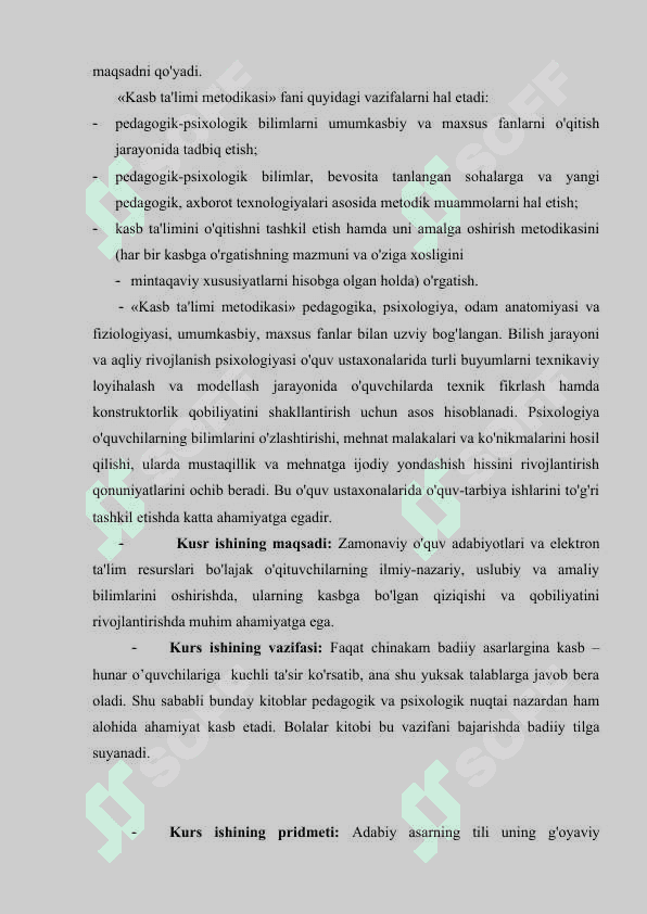 Kasb-hunar ta`limining o’quv-me`yoriy hujjatlari 4
