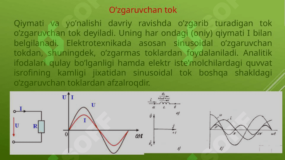 Bir fazali sinusoidal tok zanjirlarida aktiv quvvatni o’lchash 2