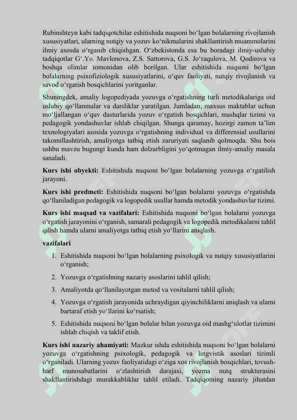Eshitishida nuqsoni bo’lgan bolalarni yozuvga o’rgatish uslubiyati 3