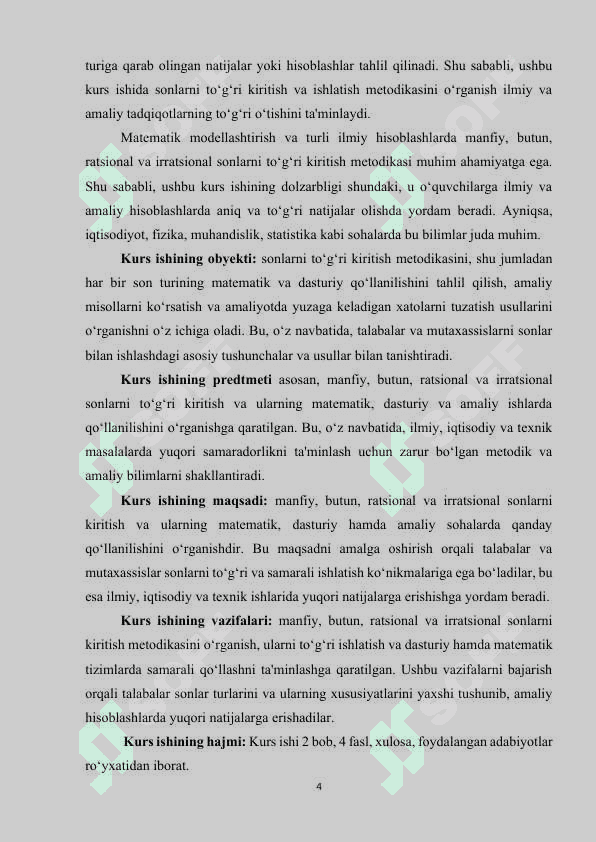 MANFIY, BUTUN, RATSIONAL VA IRRATSIONAL SONLARNI KIRITISH METODIKASI 4