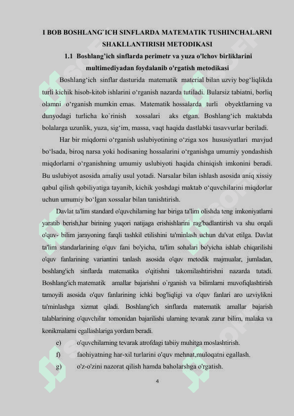 BOSHLANG'ICH SINFDA GEOMETRIYA ELEMENTLARINI  MULTIMEDIYADAN FOYDALANIB O’QITISH 4