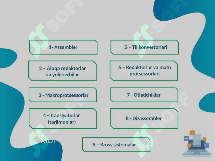 YUQORI DARAJALI  DASTURLASH TILLARI 6