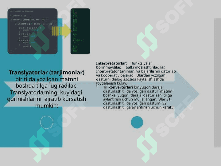 YUQORI DARAJALI  DASTURLASH TILLARI 8
