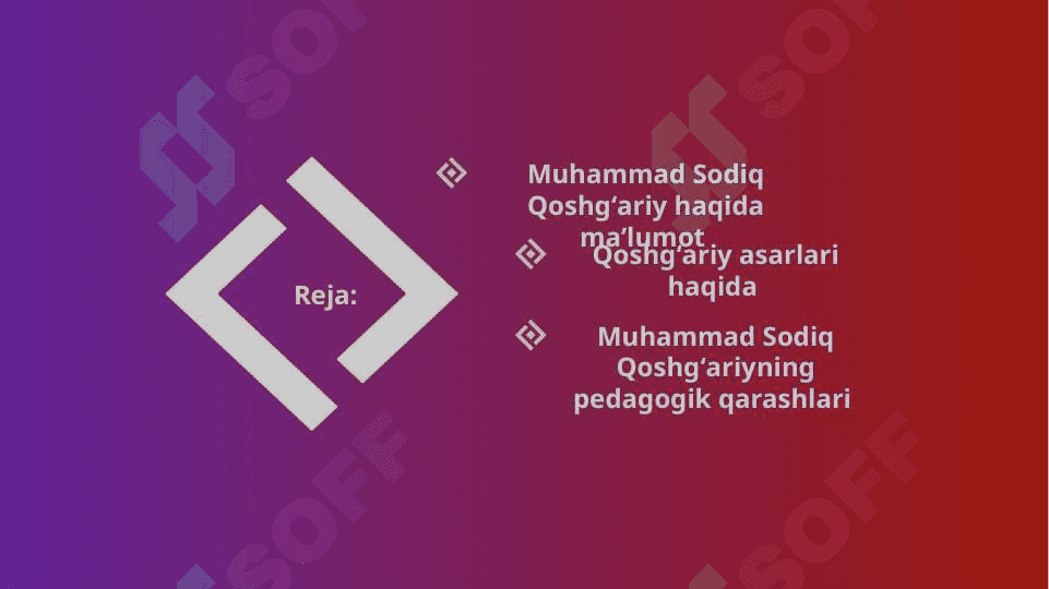 Muhammad Sodiq Qoshgʻariyning pedagogik qarashlari 2