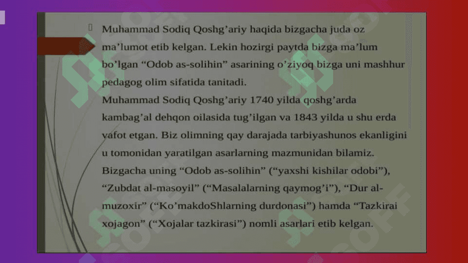Muhammad Sodiq Qoshgʻariyning pedagogik qarashlari 4