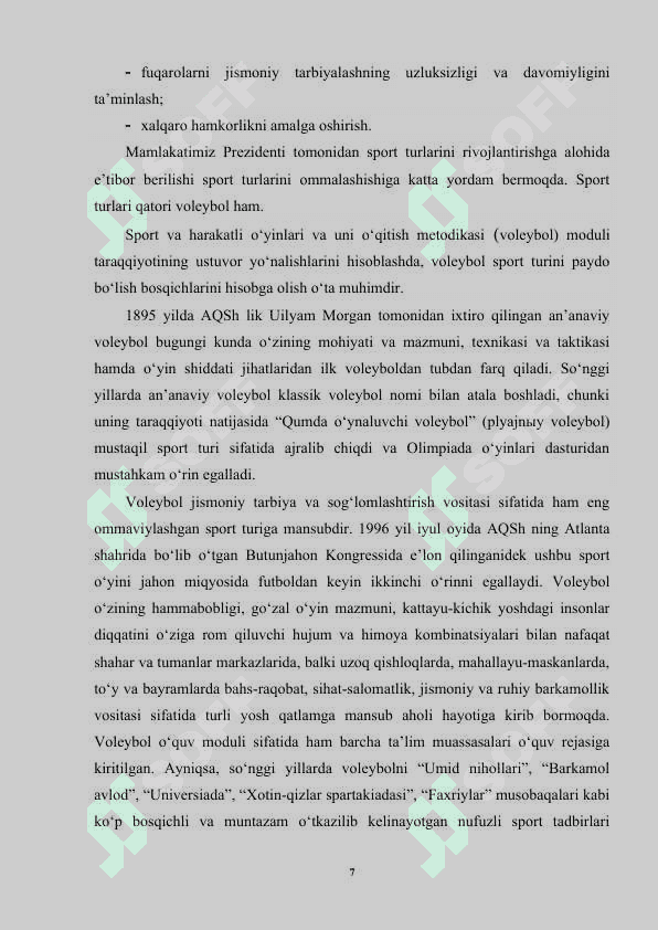Jismoniy tarbiya darslarida voleybol texnik usullarini o‘rgatish 7