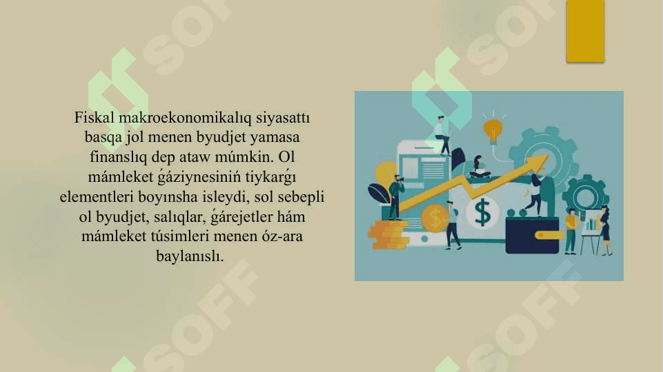 Mámlekettiń fiskal siyasatınıń maqseti hám waziypaları 2