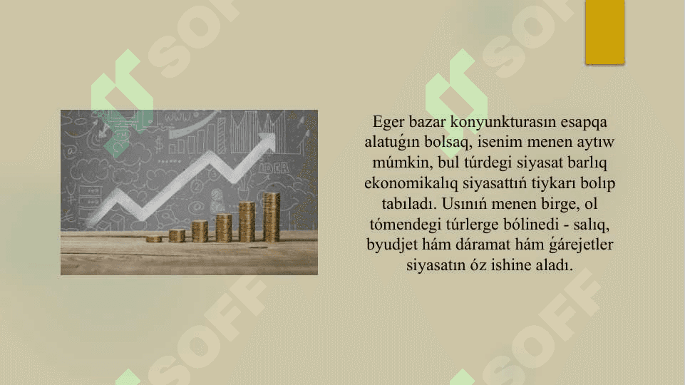 Mámlekettiń fiskal siyasatınıń maqseti hám waziypaları 3