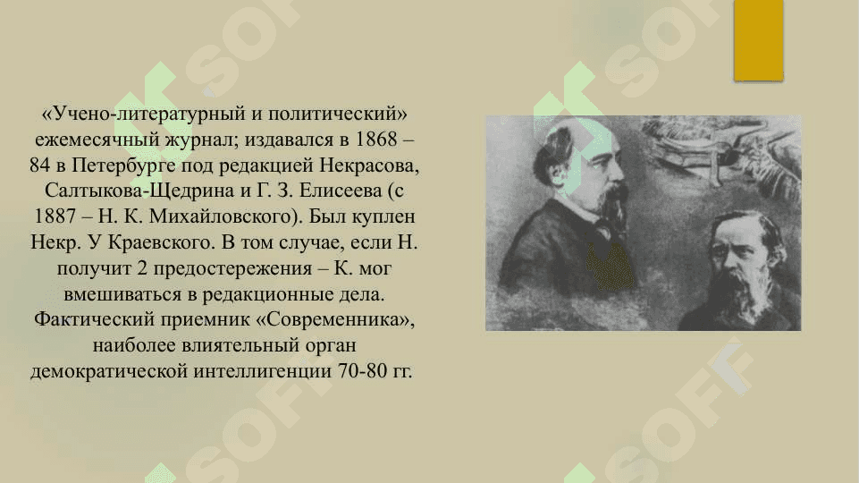 Русская сатирическая проза 1860-1880-х годов Н. А Некрасов, М.Е. Салтыков-Щедрин 3