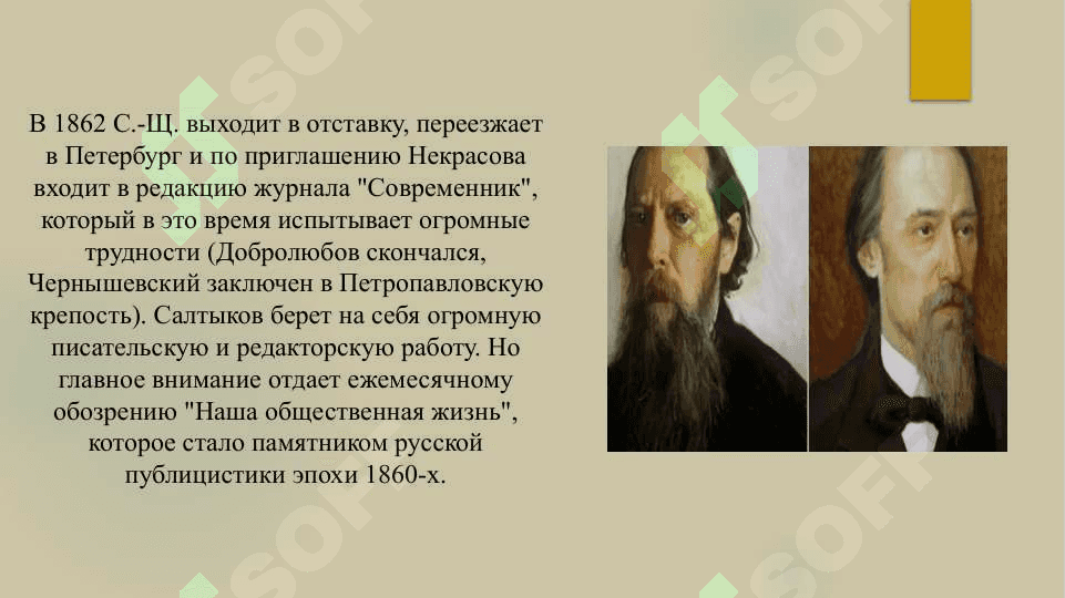 Русская сатирическая проза 1860-1880-х годов Н. А Некрасов, М.Е. Салтыков-Щедрин 7