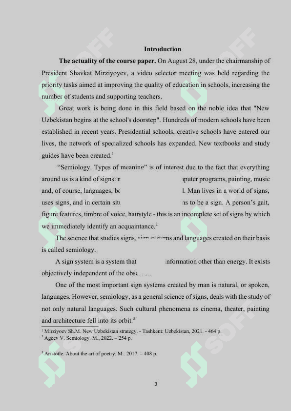 Semiology types of meaning 2