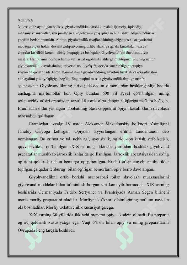 GIYOHVANDLIK OQIBATLARI 7