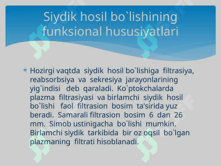 Siydik ajratish tizimining nuqsonlari 3