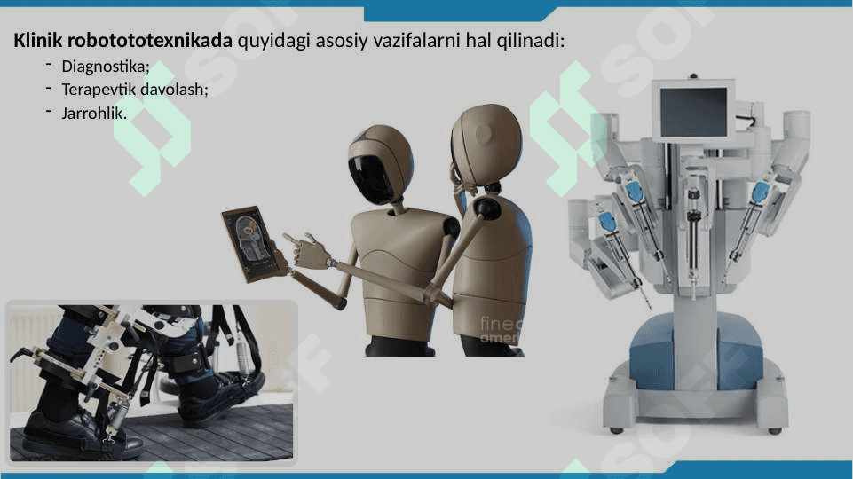 TIBBIYOTDA ROBOTОTEXNIKA TIZIMLARI 8