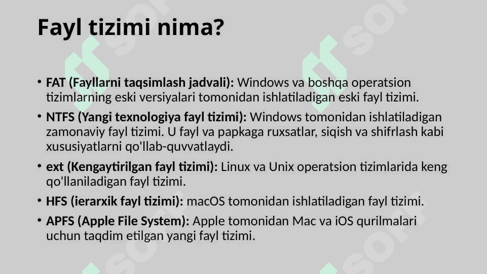 fayl tizimlari 3