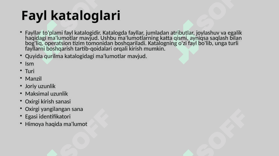 fayl tizimlari 8