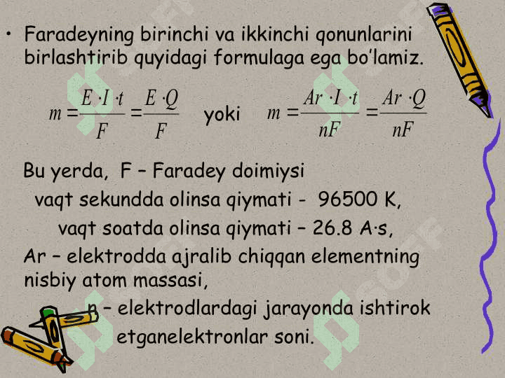Elektroliz qonunlari 5