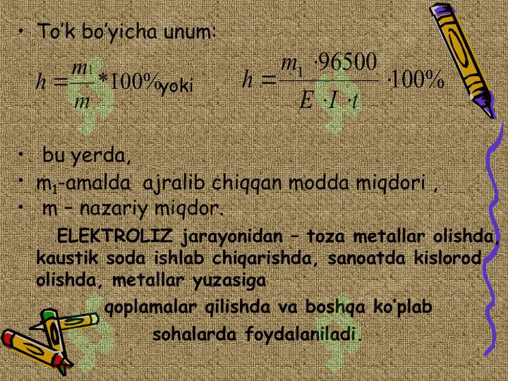 Elektroliz qonunlari 6
