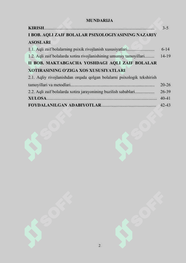MAKTABGACHA YOSHDAGI AQLI ZAIF BOLALAR XOTIRASINING O'ZIGA XOS XUSUSIYATLARI 2