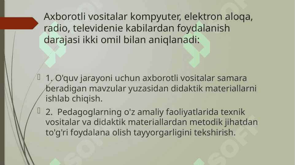 Axborot texnalogiyalari ta'limiy va nazorat dasturlari 4