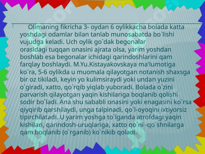 O’yinning bola faoliyati sifatidagi mohiyati va o’ziga xosligi 8