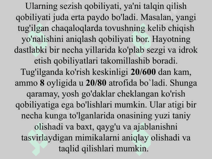 Kognitiv rivojlanish kognitiv jarayonlar nazariyasi 6