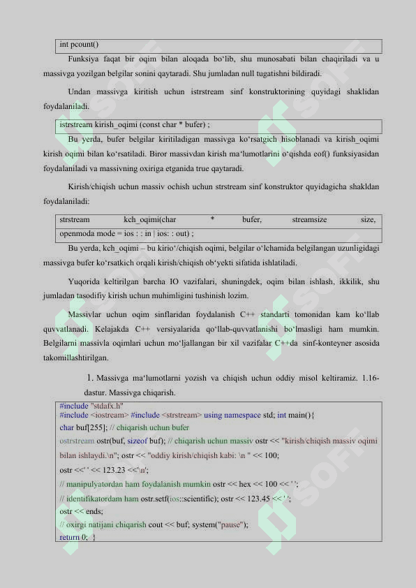 Buferlashtirilgan kiritish va chiqarish 3