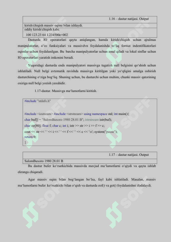 Buferlashtirilgan kiritish va chiqarish 4