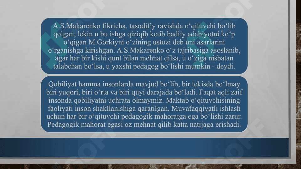 kasbiy foaliyatda qobilyat va irsiyat 4