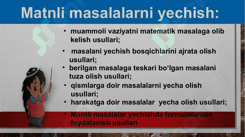 Matnli masalalarni yechish 2
