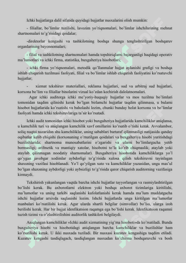 ichki audit o'tkazish 7