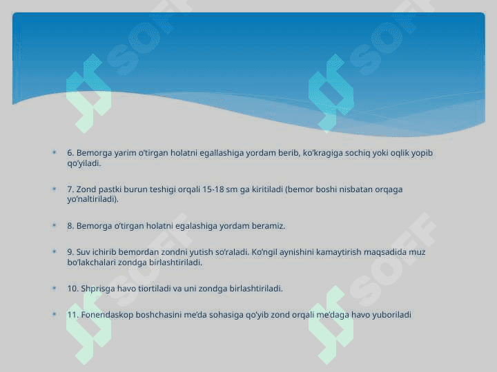 Xirurgik bemorlarni operatsiyadan keyingi davrda parvarish kilish 4