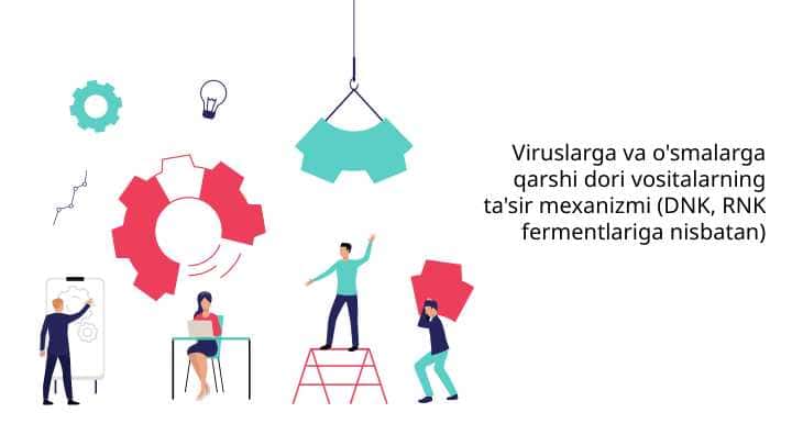 Viruslarga va o'smalarga qarshi dori vositalarning ta'sir mexanizmi (DNK, RNK fermentlariga nisbatan) 2