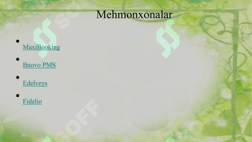 TURIZM VA MEHMONXONA FAOLIYATINI AVTOMATLASHTIRISH 4