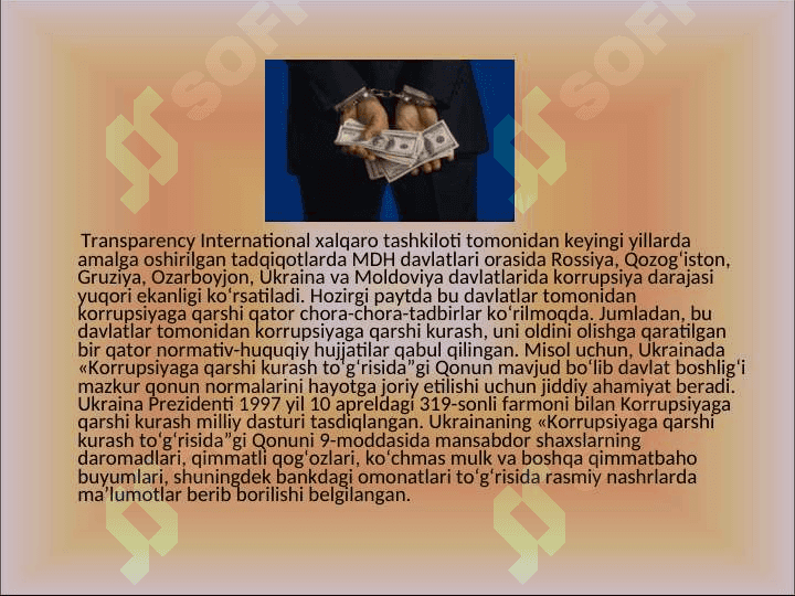 Korrupsiyaning mohiyati va uning oqibatlar 4