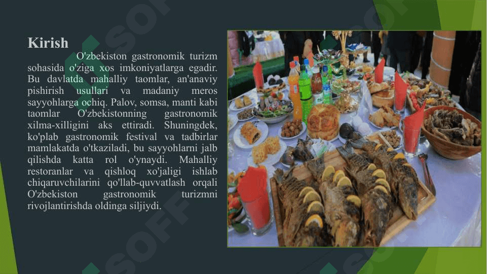 Gastronomik turizmning madaniy turizm turi bilan bog'liqligi 3