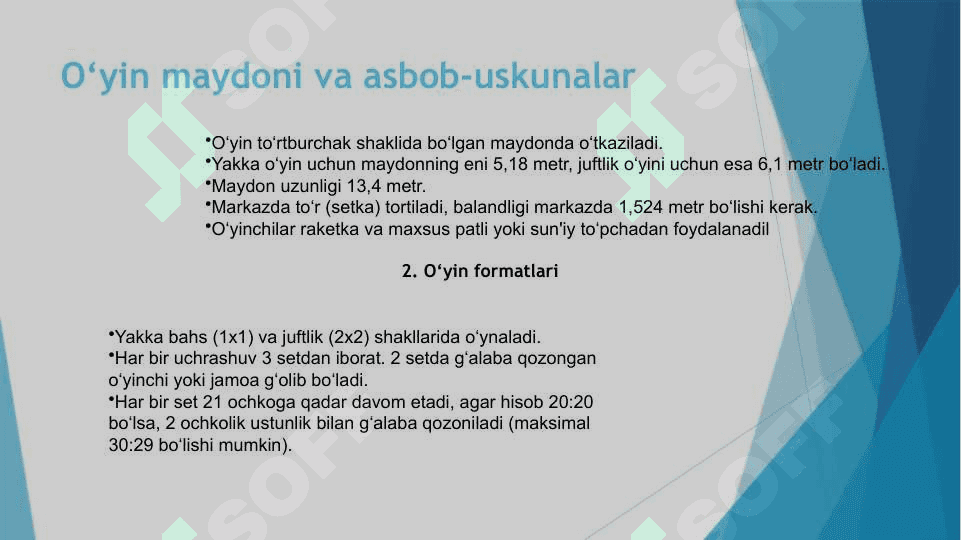 Badminton o'yin qoidalari va hakamlik qilish musobaqalarni tashkil etish 3