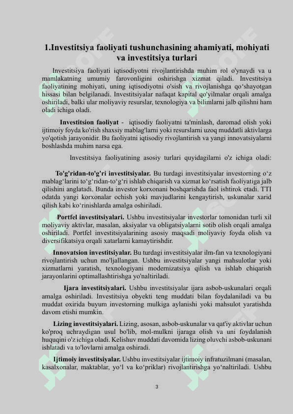 Investitsiya faoliyatini rivojlantirishga foiz stavkasining ta’siri 3