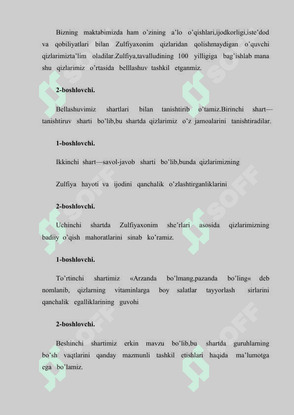 ZULFIYA TADBIR SSENARIY 4