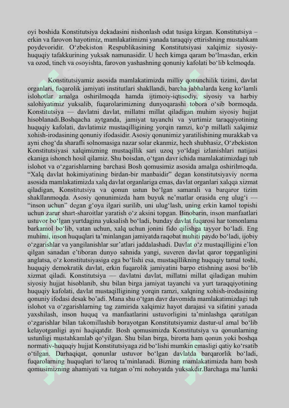 Konstitutsiya – erkin va farovon hayot garovi 4