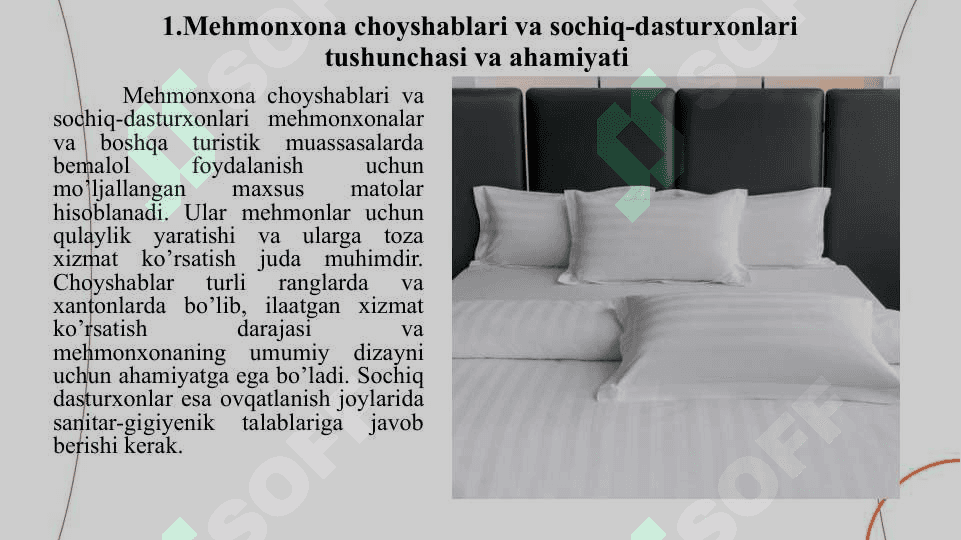 Mehmonxona choyshablari va sochiq-dasturxonlari 3