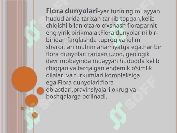 Flora va Taksonomiya fanini rivojlanishida olimlarning hissasi 5
